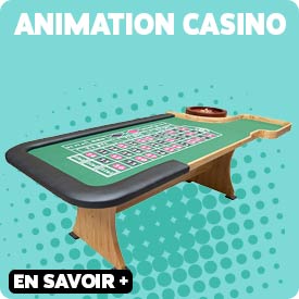 animation et location tables de casino  au pays basque & Landes