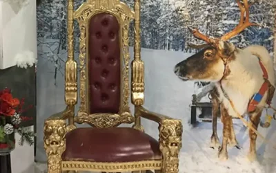 Location trône du père Noël